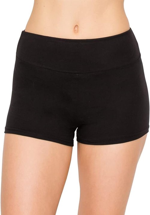 ALWAYS Yoga Shorts for Women - High Waisted Biker Shorts for Yoga, Running & Under Dress Comfort