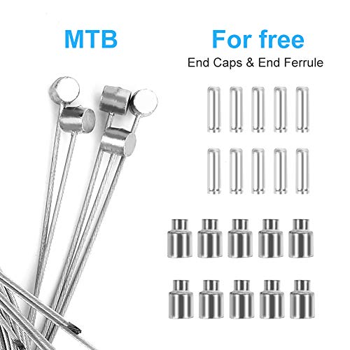 10PCS Premium Bicycle Brake Cable Kit for MTB & BMX Bikes