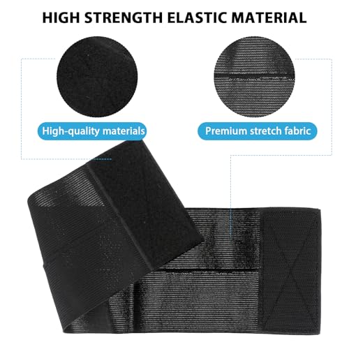 Baseball Glove Wrap Bands - 4 PCS Elastic Strap 35cm x 10cm