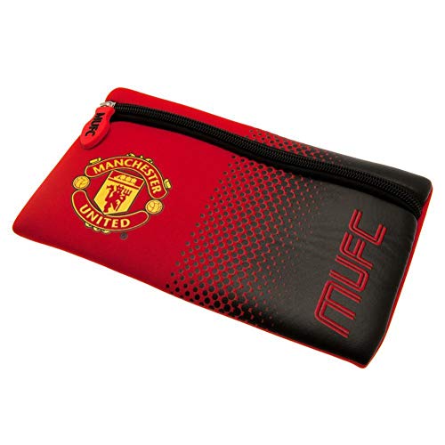 Manchester United FC Pencil Case - Red & Black