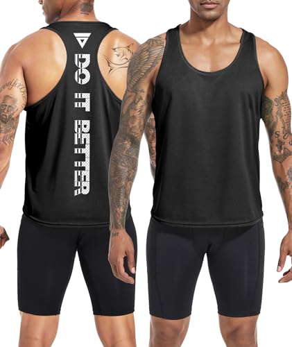 Boyzn Men's 1/3/5 Pack X-Large Tank Tops – Black/Gray/Blue/Army Green 5-Pack