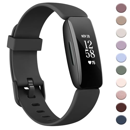 Adjustable Black Sport Wristband for Fitbit Inspire 2 & Ace 3