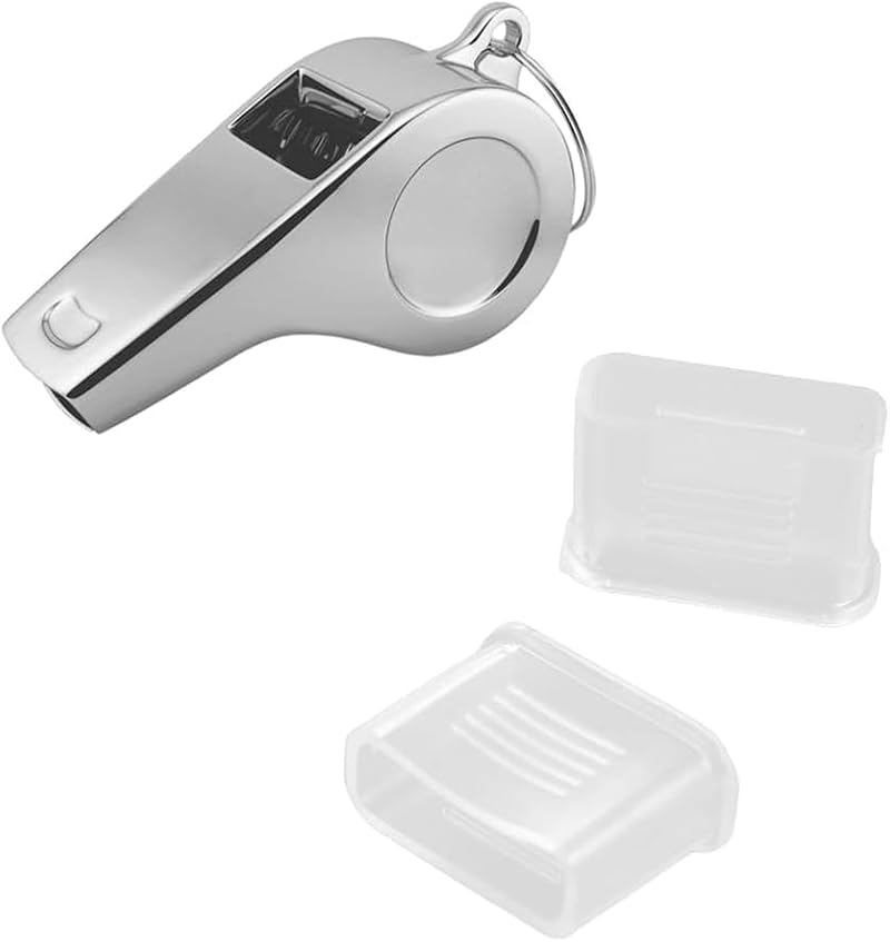 10-Pack Transparent Whistle Covers - Sport Grip Accessories