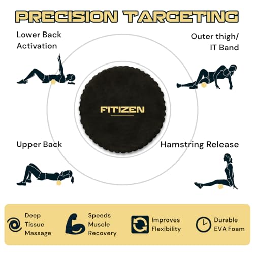 High Density Foam Roller for Deep Tissue Massage & Recovery