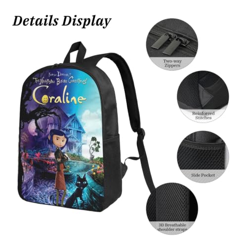 Horror Movie Backpack with Lunch Bag & Pencil Case - Style 1