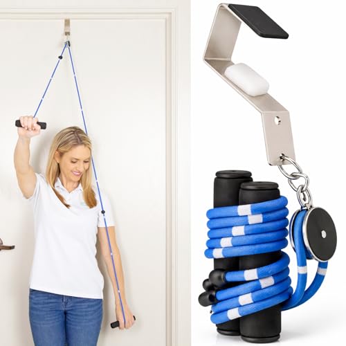 Shoulder Pulley System for Physical Therapy - Metal Door Anchor