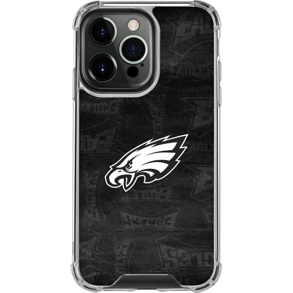 Philadelphia Eagles Clear Phone Case for iPhone 15 Pro - NFL Design