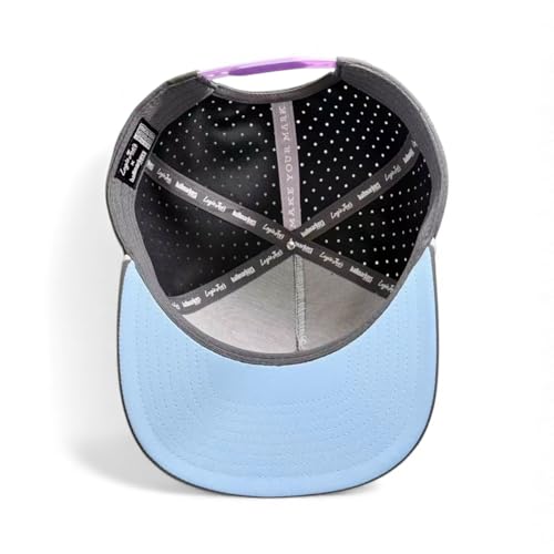 Logie Joe's Astronaut Walker Golf Hat with Magnetic Ball Marker Holder | Snapback Adjustable Grey