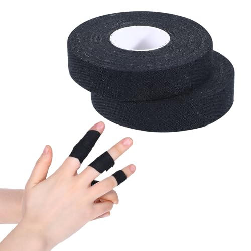 Athletic Finger Tape - 2 Rolls, 0.6-Inch x 32-Feet, Black