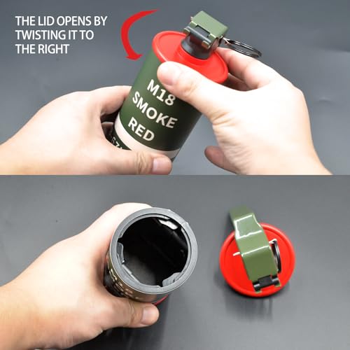 Airsoft Dummy Grenade Toy - Red & Green Tactical Props