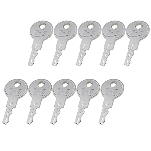 Golf Cart Ignition Key Set - 10 Pcs for EZGO Gas & Electric