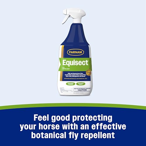 Water-Based Botanical Fly Repellent for Horses - 32 Fl Oz