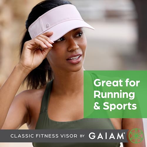 Moisture-Wicking Fitness Visor for Women - Adjustable & Quick-Dry