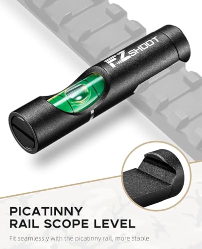 Scope Leveling Kit with Magnetic Base - Black