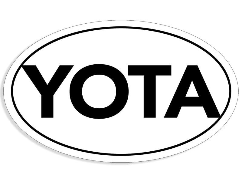 Funny Tacoma Tundra Vinyl Decal Sticker - 3 x 5 Inches