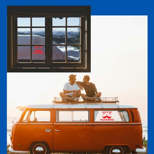 Funny Fishing Vinyl Decal - 6x4 Inches Red for Cars & Trucks