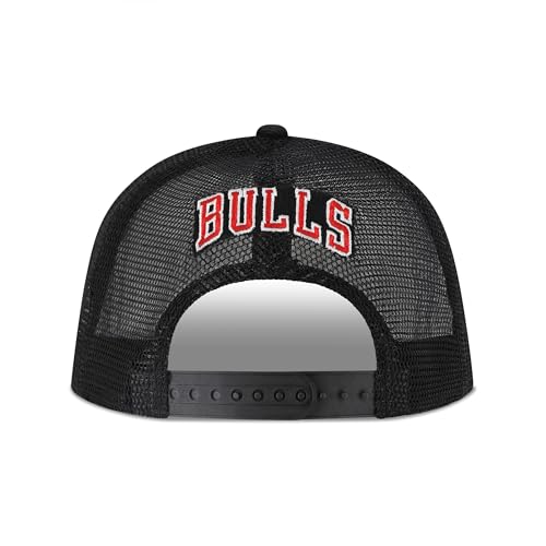 Chicago Bulls Official NBA Trucker Baseball Cap Hat - All Around The World Snapback