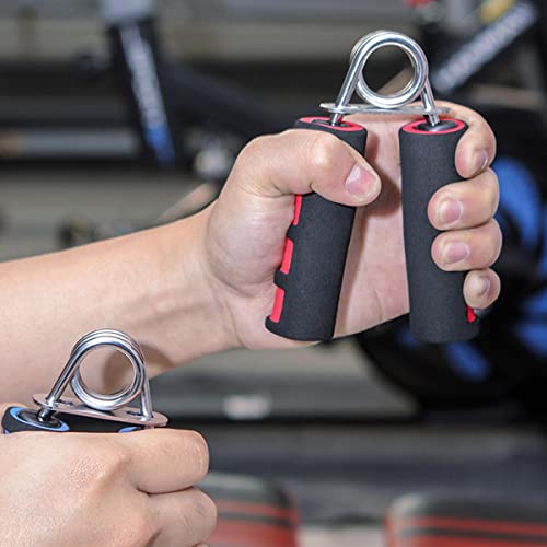 Foam Hand Grip Strengthener - 2 Pack for Forearm, Wrist & Finger Exercise