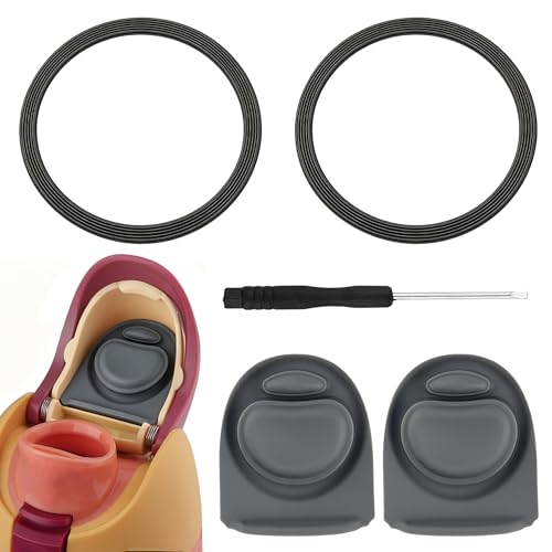 Rubber Seal Replacement Gasket Stopper Set for Owala FreeSip - Gray
