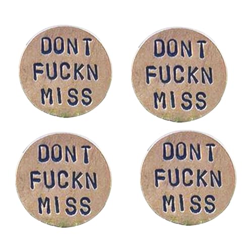 Funny Golf Ball Marker, for Men Adult Humor Novelty Markers with