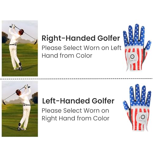 Kids Golf Glove - Left Hand USA - X-Large, Extra Grip & Breathable