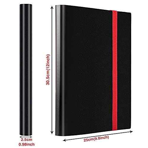 9-Pocket Trading Card Binder - Holds 360 Cards, Black