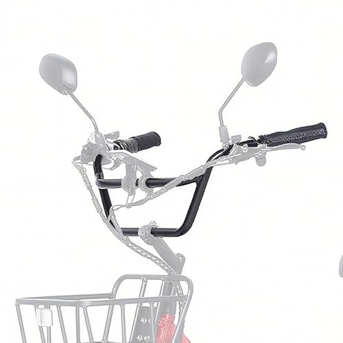 25mm Universal Riser Handlebar for Mountain, Cruiser, E-Tricycle Bikes Black