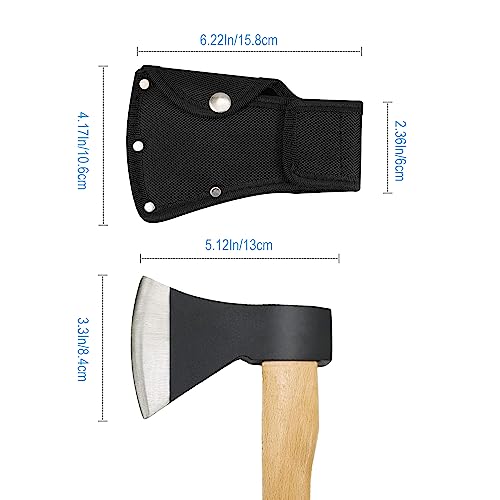 Hatchet Head Sheath Holster - Black Oxford for 1.25Lb Axe