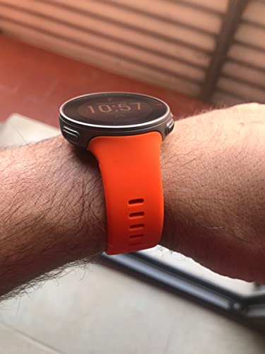 Silicone Watch Band for Polar Vantage V - Orange Replacement Strap
