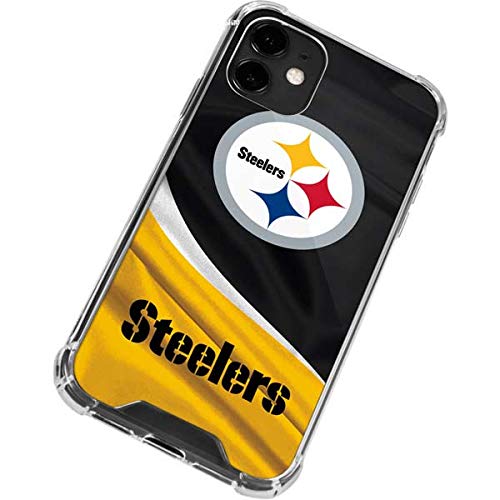 Clear Phone Case for iPhone 12 - NFL Pittsburgh Steelers Design