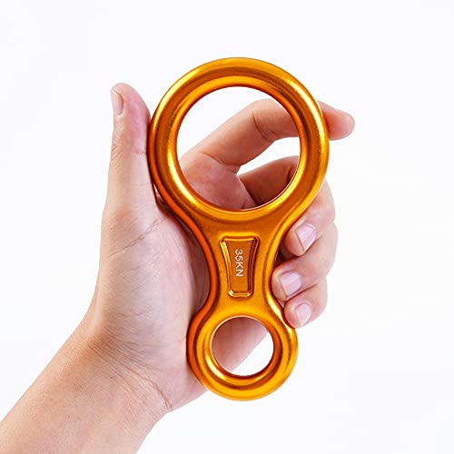Heavy Duty 35KN Figure 8 Descender - Gold Climbing Device