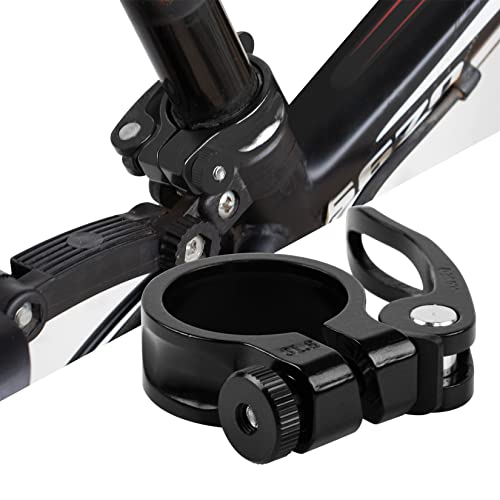 Quick Release Bike Seat Post Clamp - 34.9mm - Black