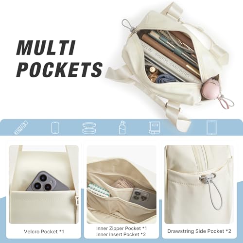 G4Free 10L Mini Gym Bag with Wet Pocket, Lightweight Duffle for Women & Men