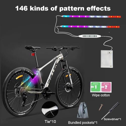 30cm Electric LED Bicycle Scooter Lights - Waterproof Safety Lamps