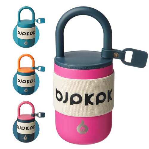 10oz Insulated Coffee Mug with Handle & Lid - Stainless Steel - Pink