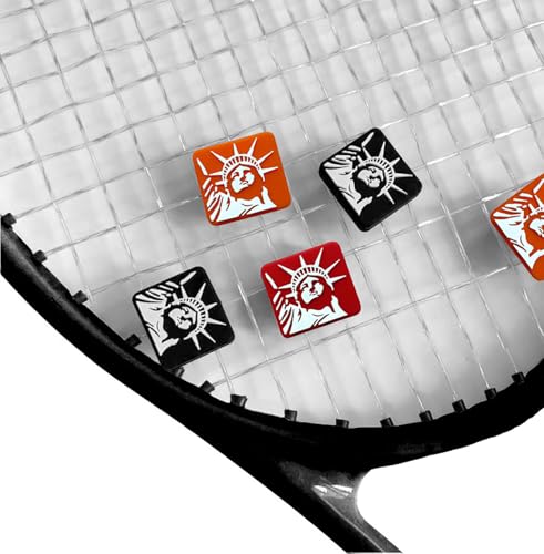 Cute Tennis Racket Vibration Dampeners - 8 Pack Soft Silicone Shock Absorbers