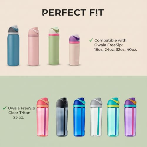 Leakproof Replacement Lid for Owala Freesip Water Bottles - Indigo