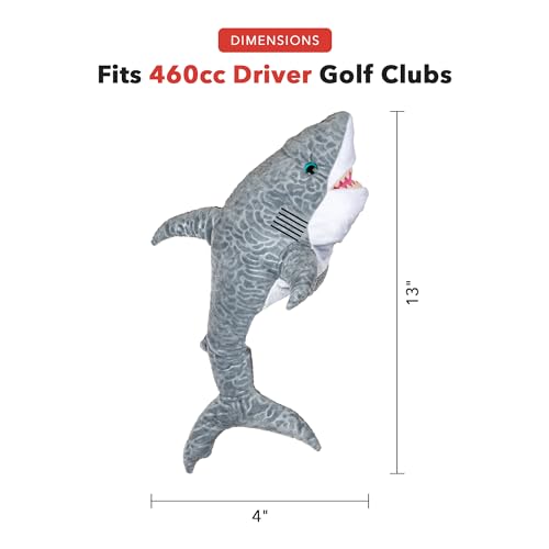 Daphne's Headcovers Shark Driver Headcover - Premium Golf Club Protector for Men & Women