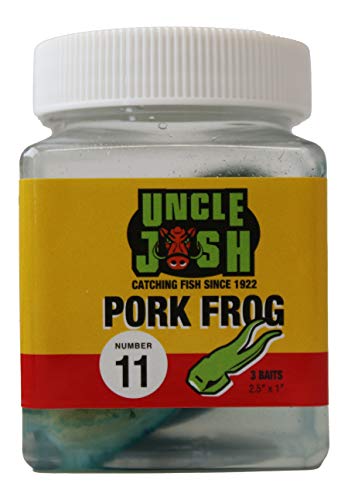 Uncle Josh Pork Frogs Fishing Bait 2.5 Inch for Bass and Pike