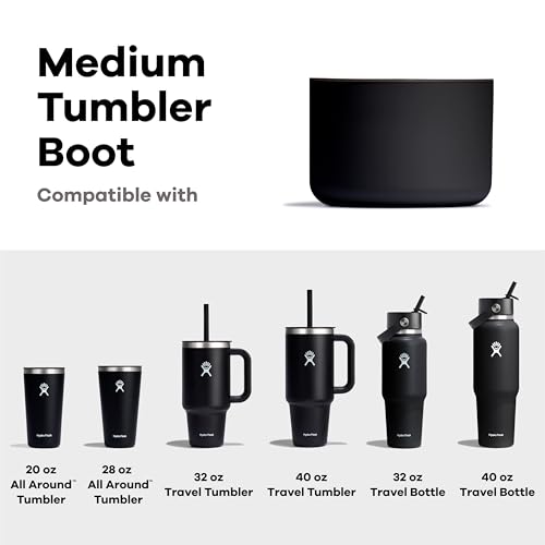 Medium Oat Tan Tumbler Boot - Silicone Protector for 32-40 Oz Tumblers