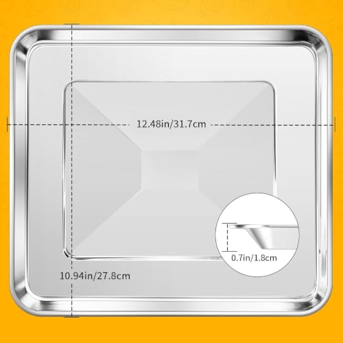 Air Fryer Replacement Tray for Cuisinart TOA-60, TOA-65, TOA-70 - 12.48 x 10.94 Inches, Variation of THIS Listing