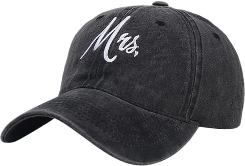 Vintage Washed Distressed Baseball Cap - Adjustable Cotton Dad Hat - Mrs Black