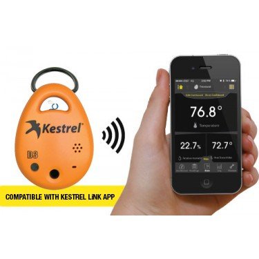 Fire Weather Monitor - Wireless, Waterproof, Bluetooth - Orange