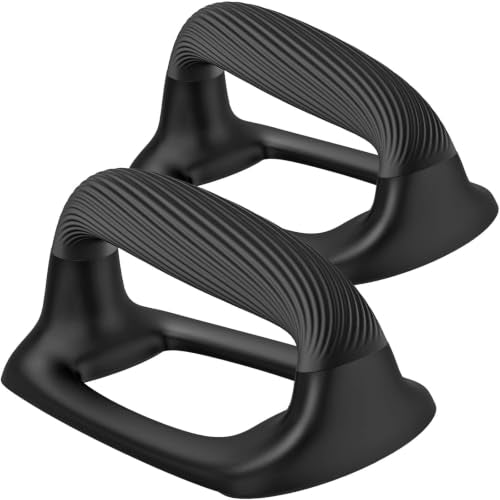 Push Up Bars for Strength Training - Non-Slip Black Handles
