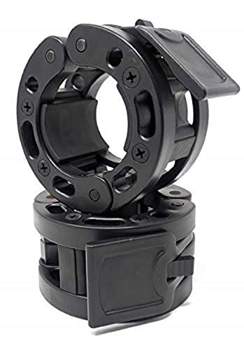 Olympic Barbell Clamps - Quick Release Weight Clips for 2-Inch Bars