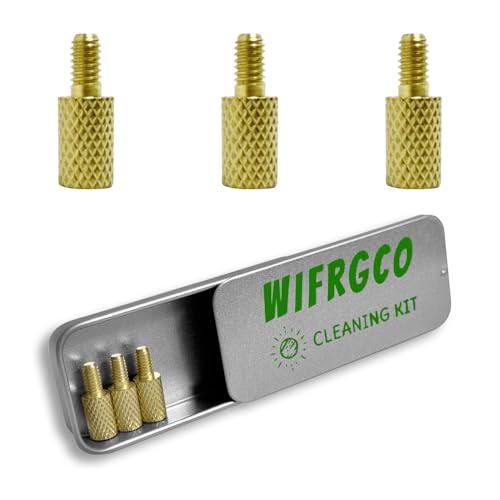 Brass Thread Adapters - 8-32 to 10-32 - 3 Pack for Gun Cleaning
