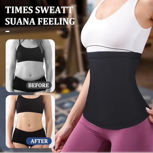 Waist Trimmer for Women - Sweat Sauna Belt Band - Small-Medium