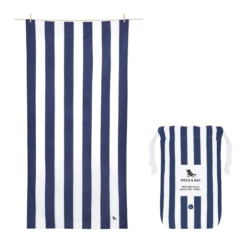 Quick Dry Beach Towel - Large Sand-Resistant Microfiber