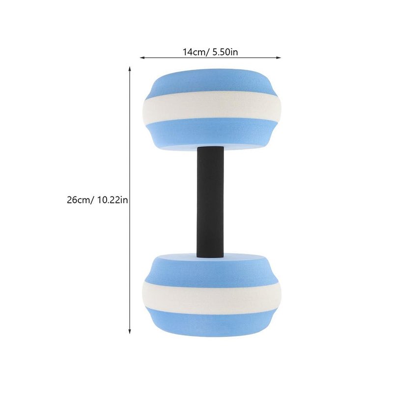 Sosoport Water Dumbbells for Pool Exercise Lightweight Eva Floating Resistance Weights for Swimming and Aqua Fitness 10.2X5.5X5.5 Inches