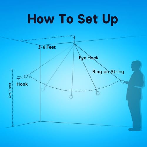 Stainless Steel Hook and Ring Toss Game DIY Kit